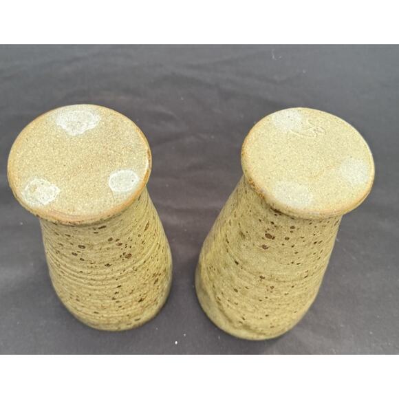 2 Handmade Stoneware Iced tea Style Drinking Glass Tumblers Speckled Glaze - Picture 7 of 11